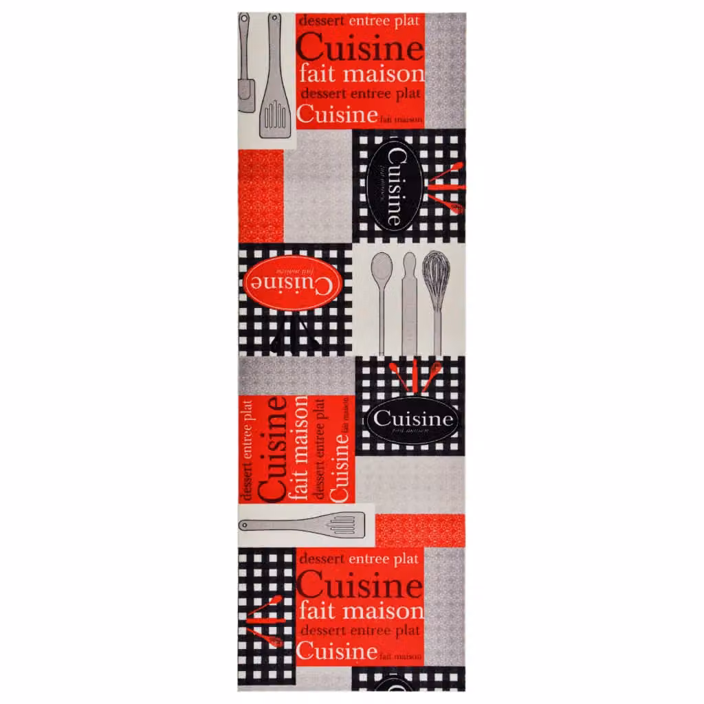 Berkfield Home Washable Non-Slip Kitchen Carpet, Multicolour, W: 60 cm, L: 300 cm – 2