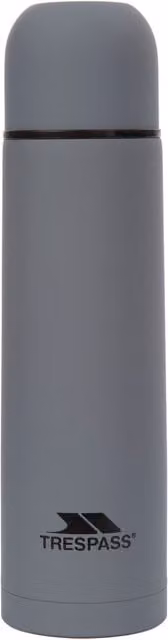 Trespass Torre 50 Vacuum Insulated Stainless Steel Flask in Grey, 500 ml
