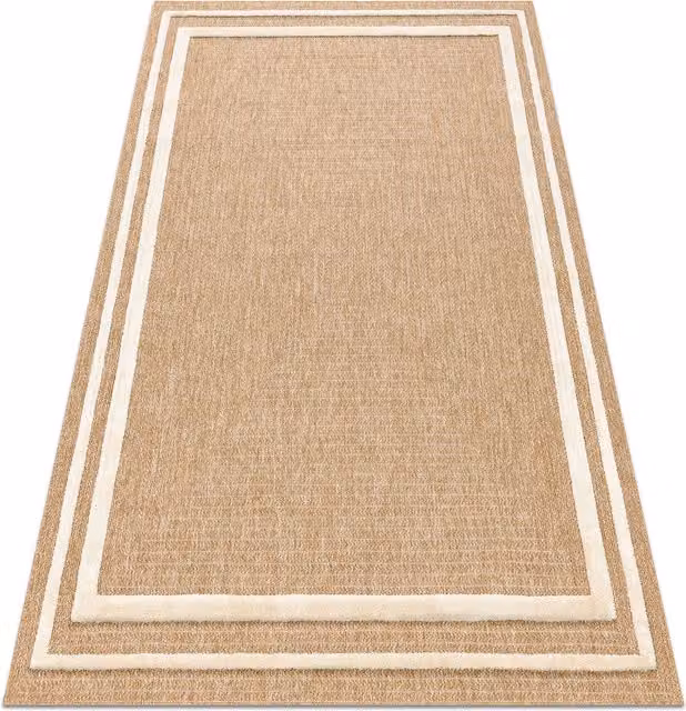 RugsX Spark Geometric Rug in Beige, W: 80 cm, L: 150 cm – 1