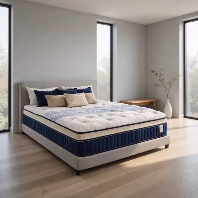 KDMD Artesa Cloud Soft Pillow-Top Hybrid Double Mattress in White, W/D/H: 140 x 200 x 35 cm