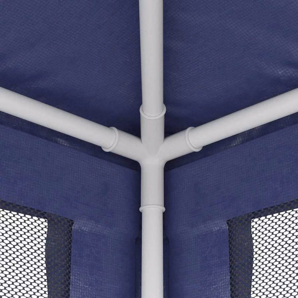 Berkfield Home Party Tent with 4 Mesh Sidewalls, Blue, 2.5 x 2.5 m – 5