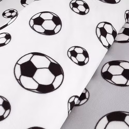 Catherine Lansfield Football Fleece Reversible Junior Duvet Cover and Pillowcase Set, Grey – 3