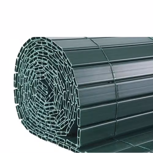 True Products Artificial Bamboo PVC Garden Fence Privacy Screening, Green, W: 400 cm, H: 200 cm – 2