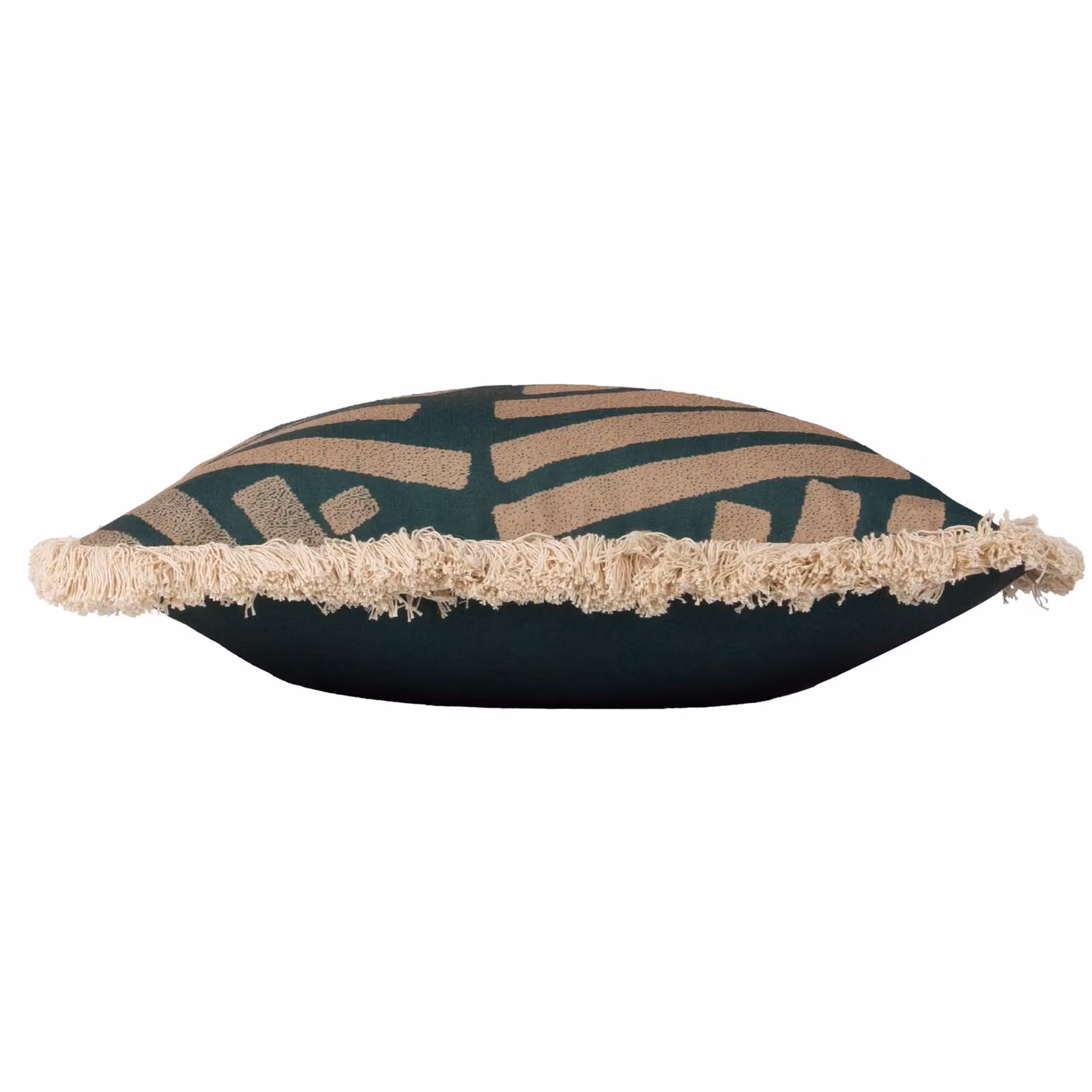 Paoletti Oromo Green Graphic Square Polyester Filled Cushion W/D/H: 45 x 45 x 45 cm – 3