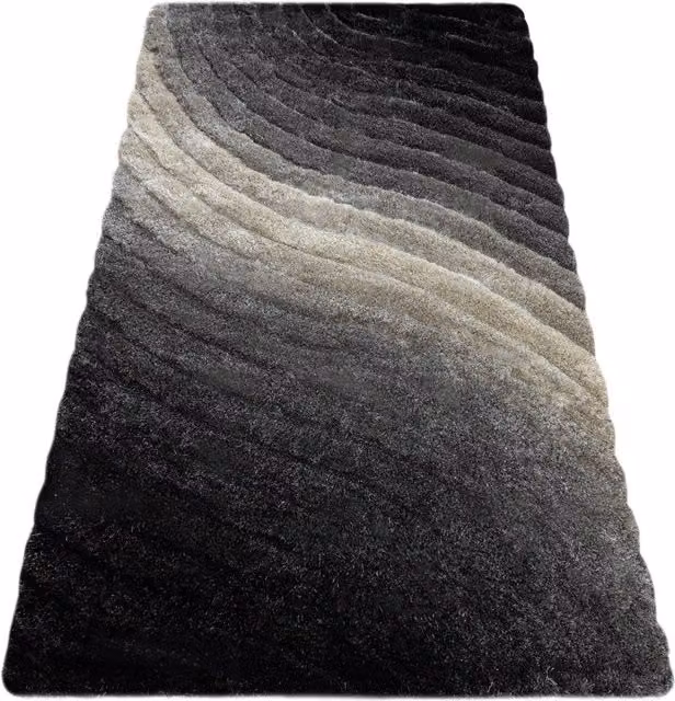 RugsX Flim Grey Modern Rectangular Rug, W: 120 cm, D: 160 cm – 1