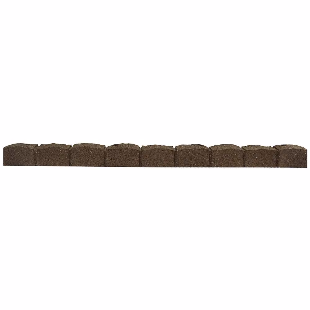 Primrose Rubber Lawn Edge Border for Reducing Weed Growth in Grey, 1.2m – 2
