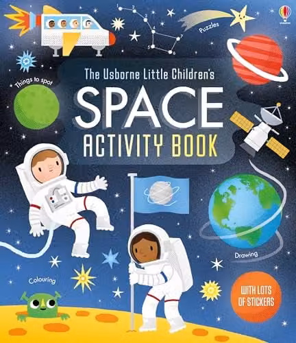 Usborne Little Children's Space Activity Book 1 in Multicolour