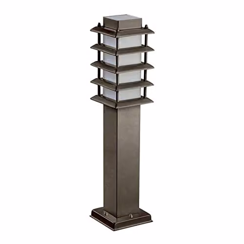 Forlight Siljan Brown Outdoor Bollard Light with IP55 Rating