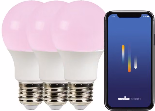 Nordlux Smart LED Bulb E27 White Plastic Dimmable 2200-6500K