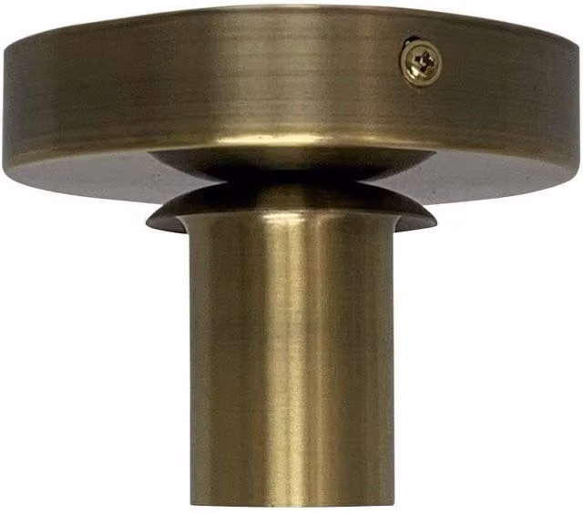 First Choice Lighting Cynthia Antique Brass and Bronze LED Ceiling Flush Mount Light – 1