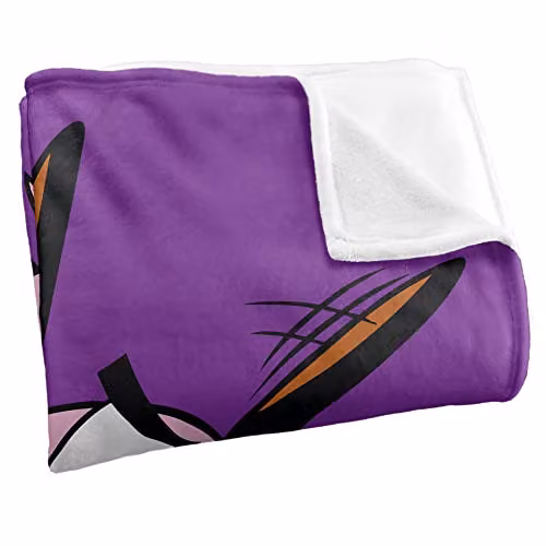 LOGOVISION White Fleece Throw Blanket, W/D/H: 152 x 127 cm – 2