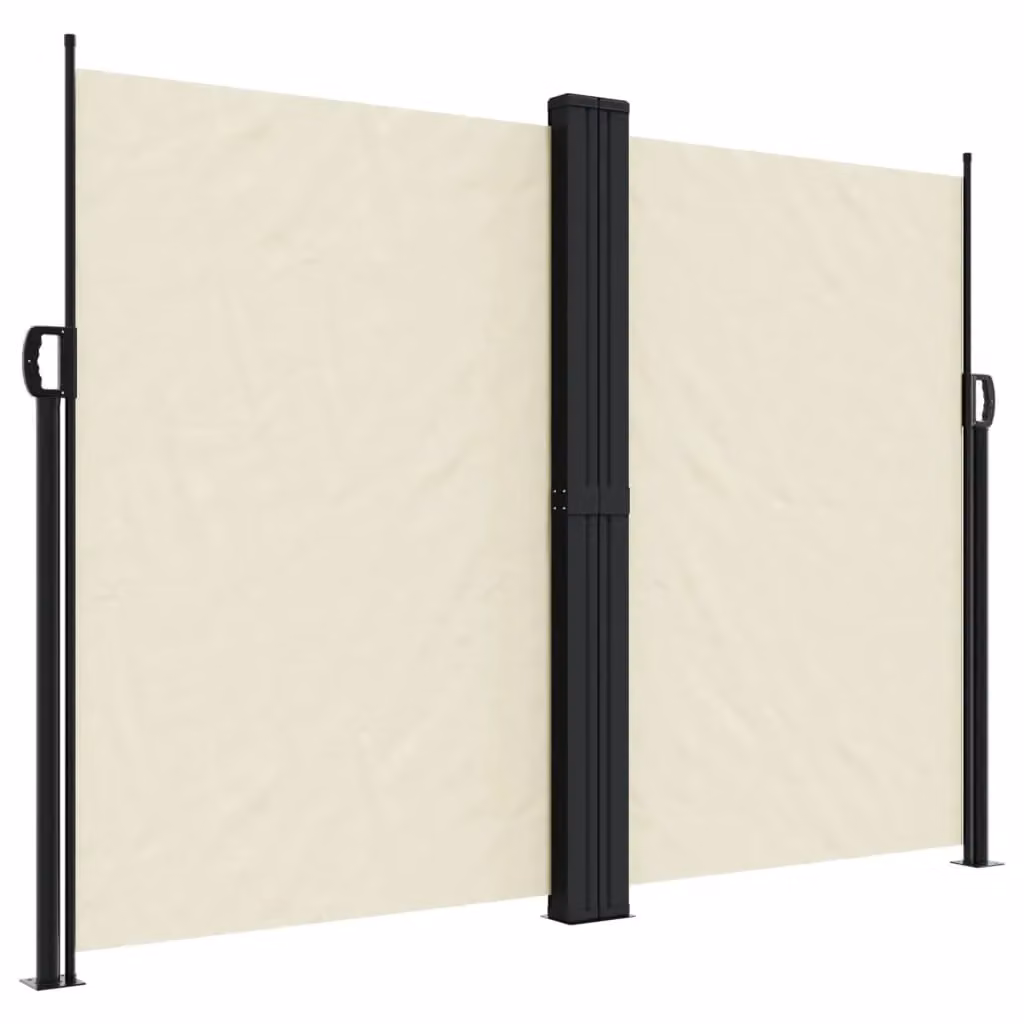 Berkfield Home Retractable Single Side Awning in Beige Polyester, W/H: 1200 x 180 cm – 2