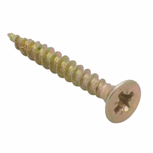 Spectre Advanced Multi-purpose Wood Screws, Yellow Passivated Steel, 4.0 x 30 mm