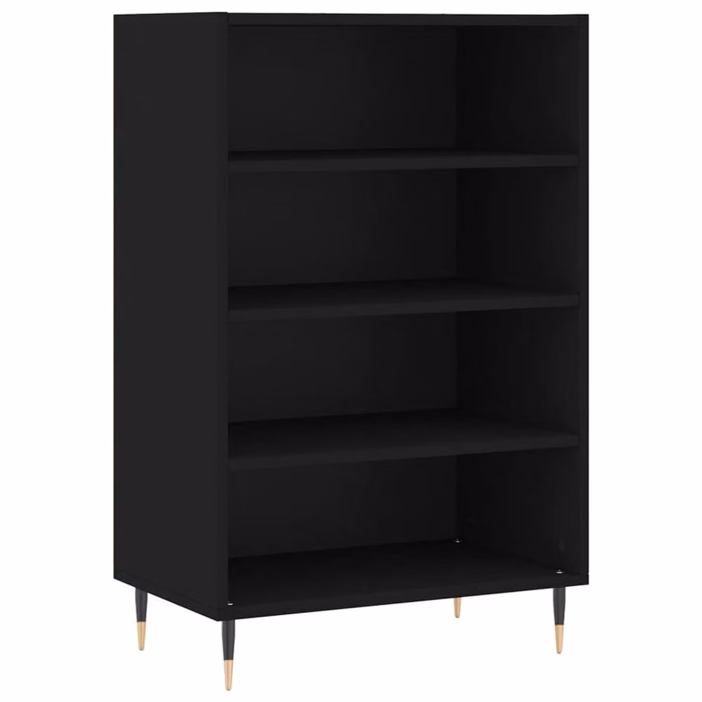 Berkfield Home Black Matt Highboard W/D/H: 57 x 35 x 90 cm – 3