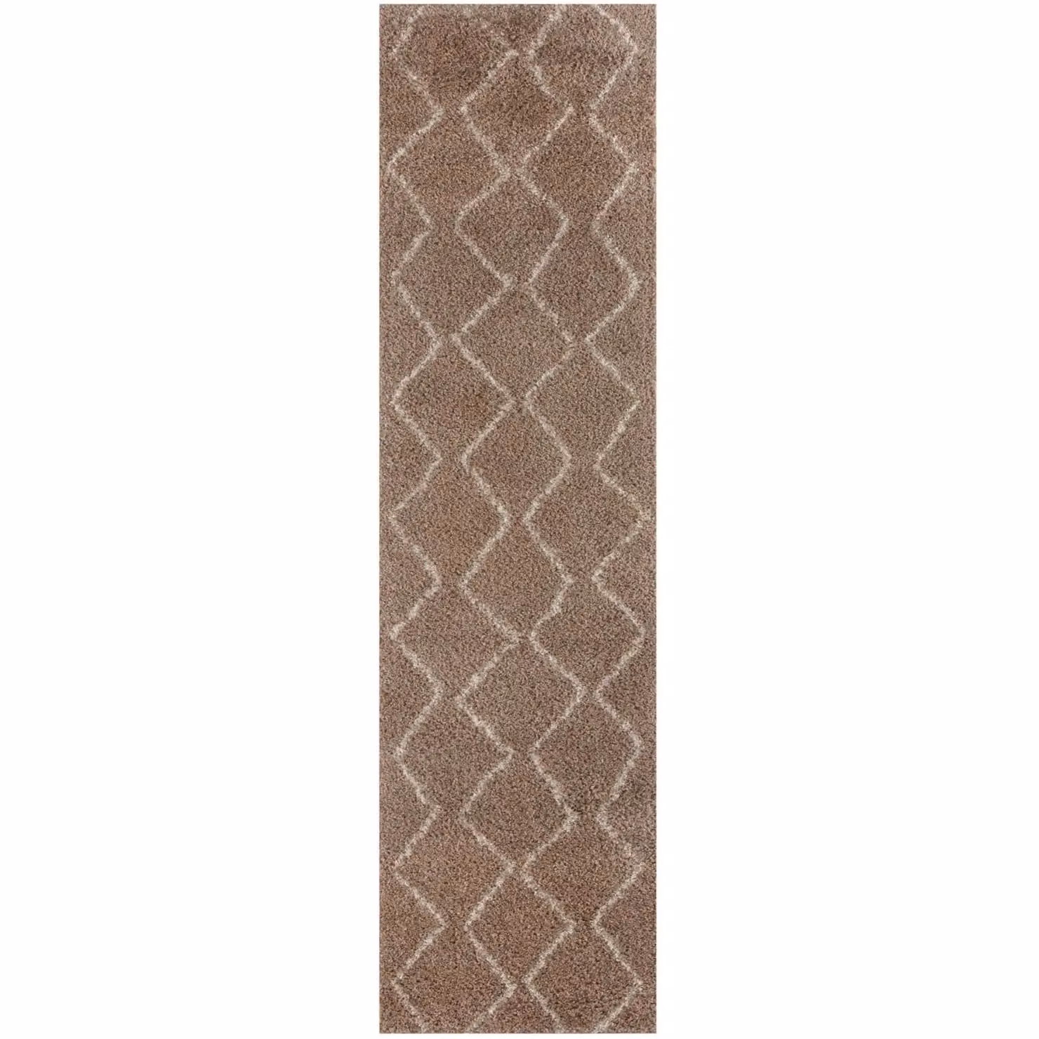 THE RUGS Moroccan Soft Shaggy Rug, Beige and Ivory, W: 160 cm, D: 230 cm – 2