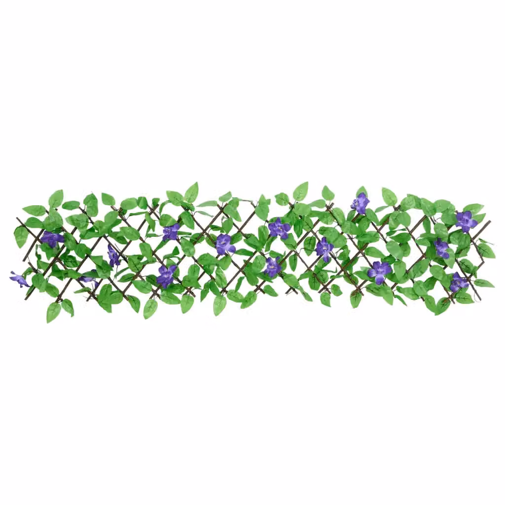 Berkfield Home Artificial Ivy Trellis Expandable, 5 Pieces, Green, W: 180 cm, H: 20 cm – 4