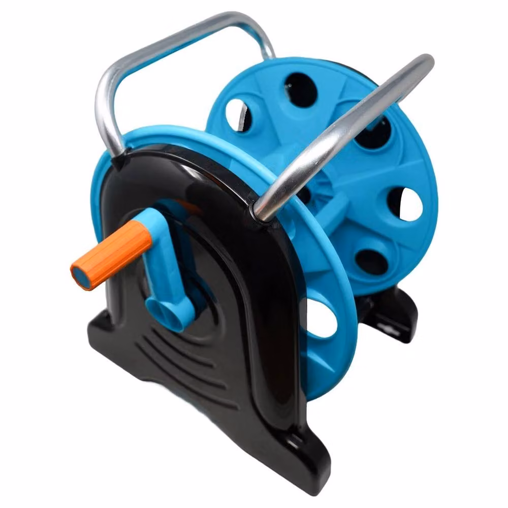 VOGREX Blue Portable Garden Hose Reel Cart with 45m Hose – 2