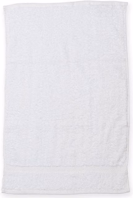 Towel City White Cotton Terrycloth Gym Towel with Hanging Loop