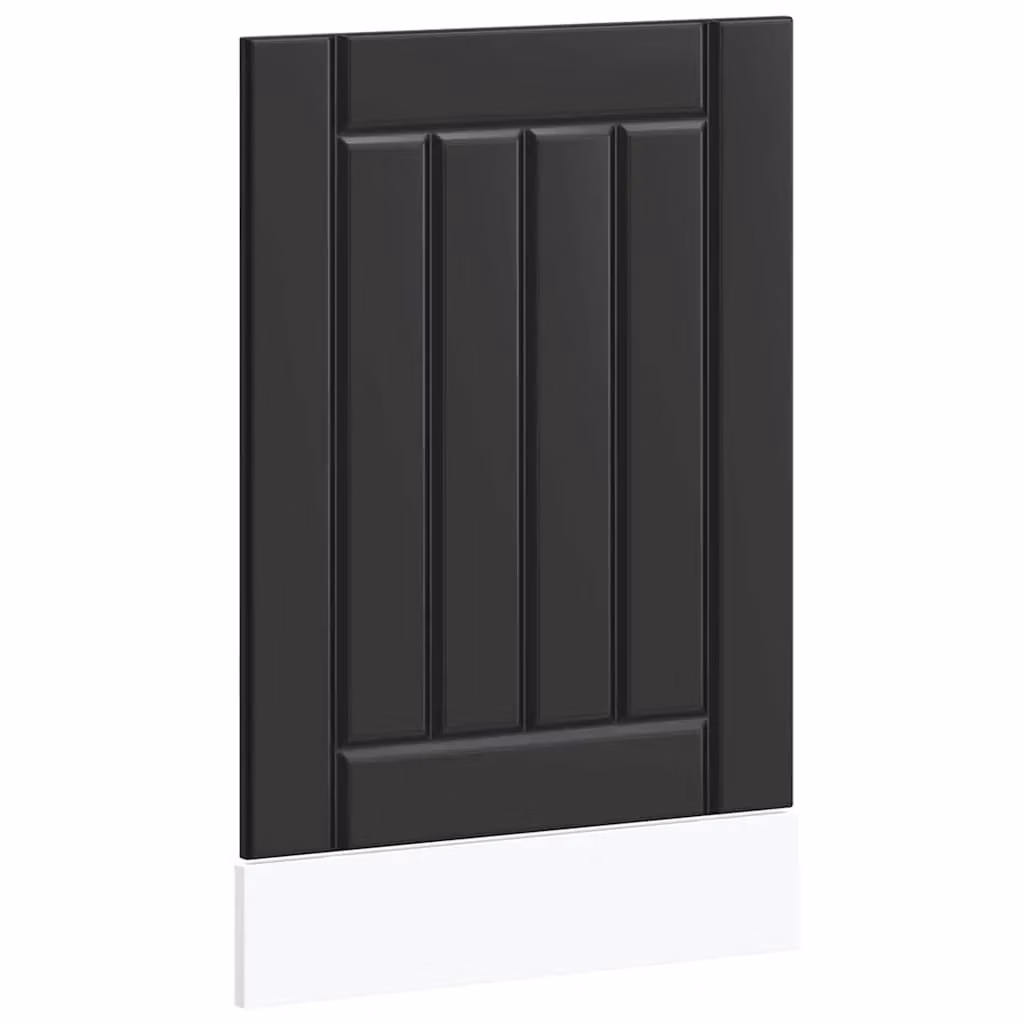 Berkfield Home Lucca Black Engineered Wood Dishwasher Panel – 2