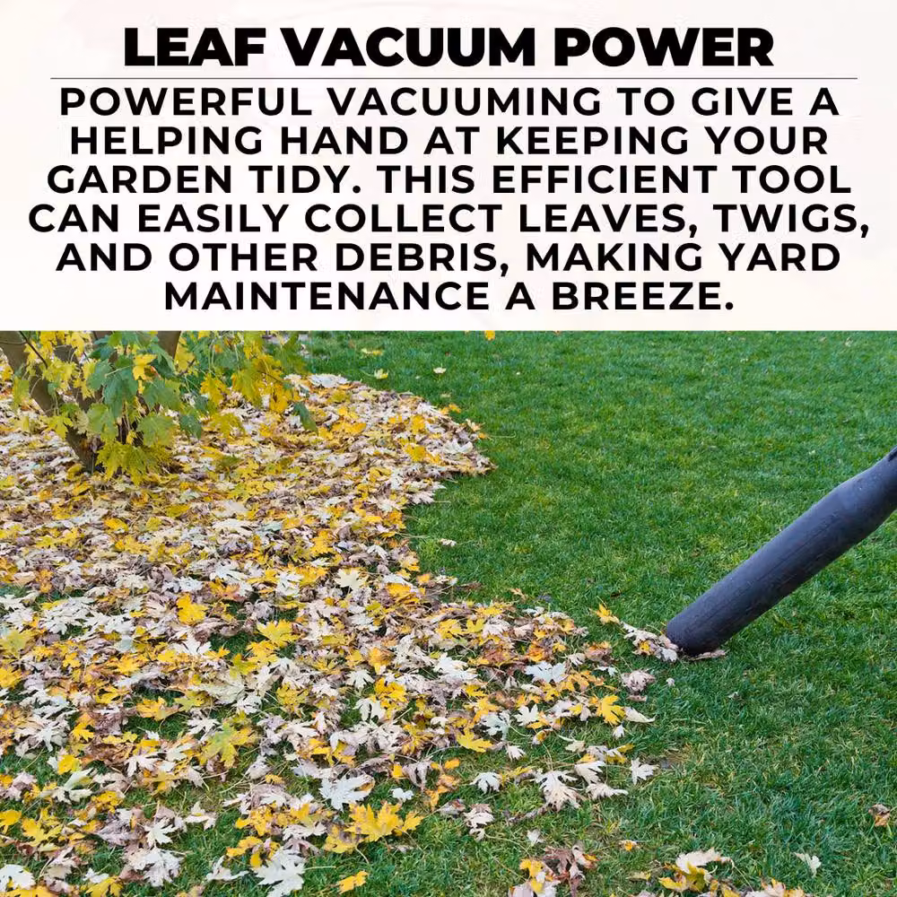 Lazy Tools Lazy-Leaf Electric Leaf Blower, Vacuum and Mulcher with 35L Bag, 2.6kg, Orange – 4