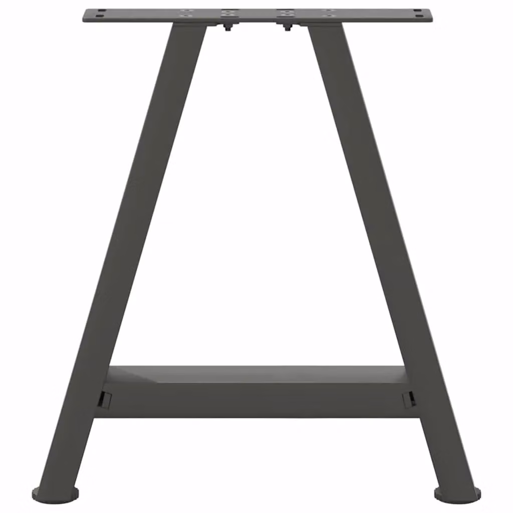 Berkfield Home A-Shaped Steel Coffee Table Legs, 2 Pieces, Anthracite and Black, H: 42-43 cm x W: 38 cm – 5