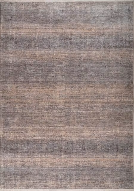 London Rug Company Jodie Luxury Abstract Low Pile Rug in Brown, W: 160 cm, L: 230 cm