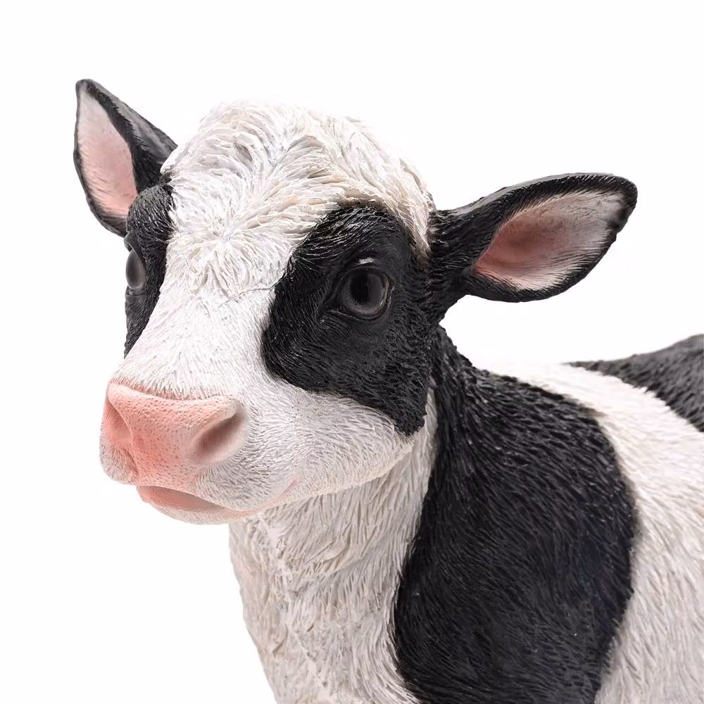 Naturecraft Standing Cow Tabletop Decoration in White – 3
