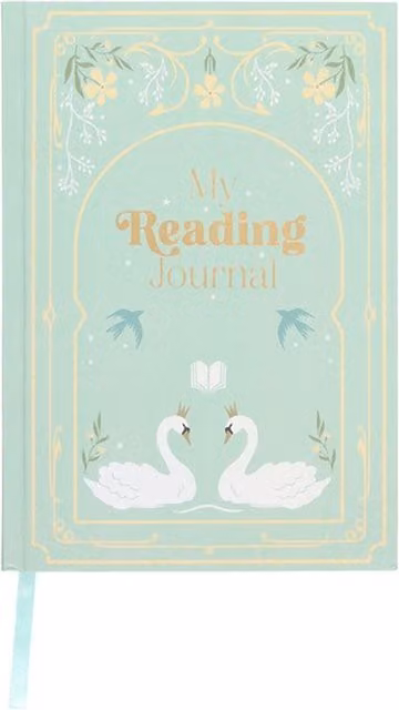 Something Different My Reading Journal A5 Lined Hardcover Notebook in Green