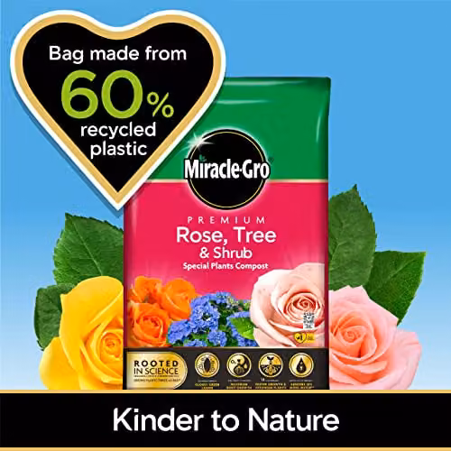 Miracle-Gro Premium Rose, Tree and Shrub Compost, 40 l, Brown – 5