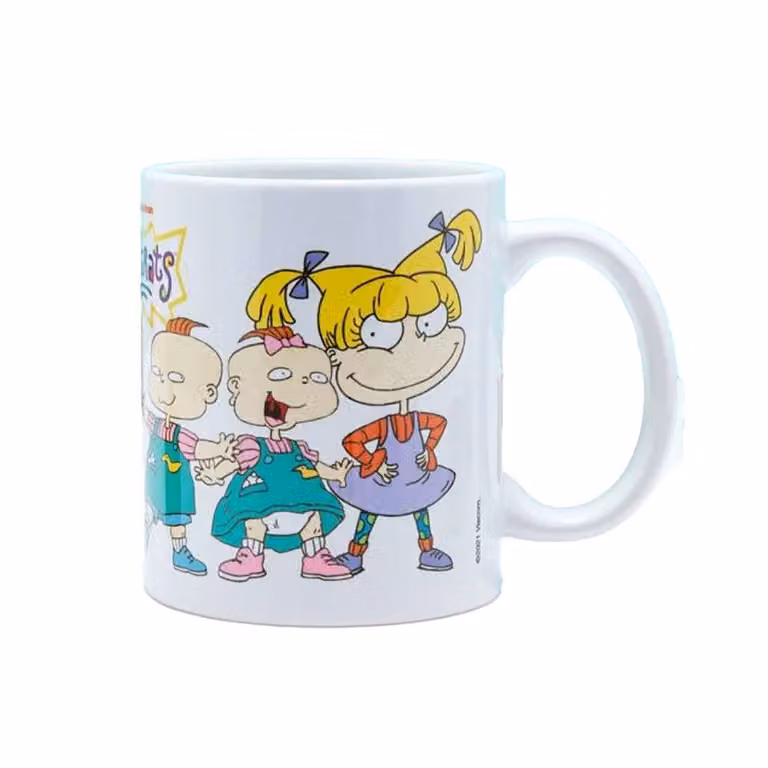 Rugrats Group Ceramic Mug in White