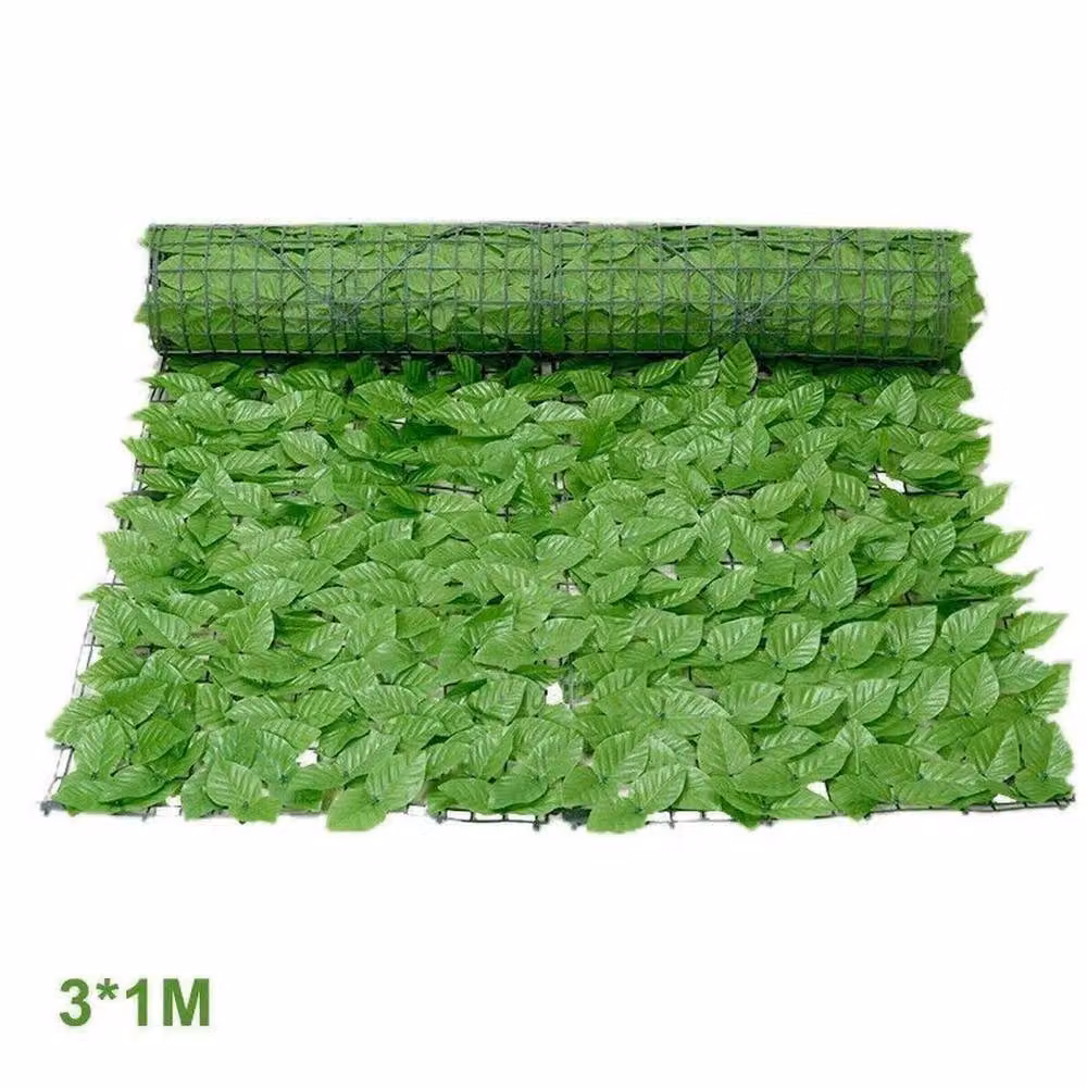 KORVIXA 6-Piece Artificial Greenery Wall Mat in Green, W/D/H: 100 x 100 x 100 cm – 2