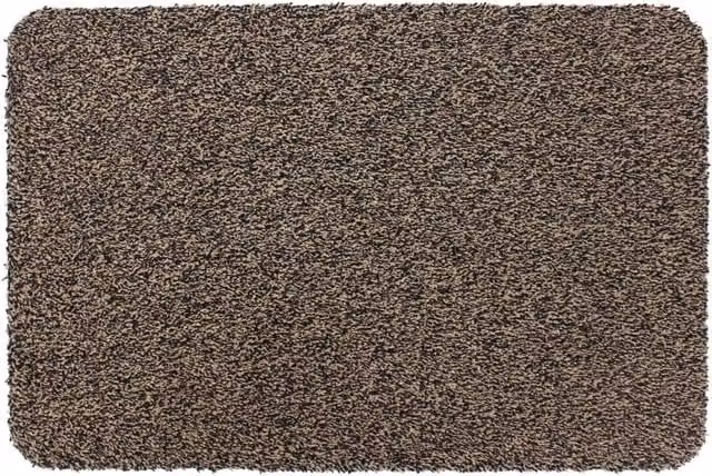 JVL Tanami Barrier Mat, Brown, Rectangular, Dirt Repellent and Washable