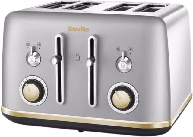 Breville Mostra VTT92901 Stainless Steel Toaster in Silver