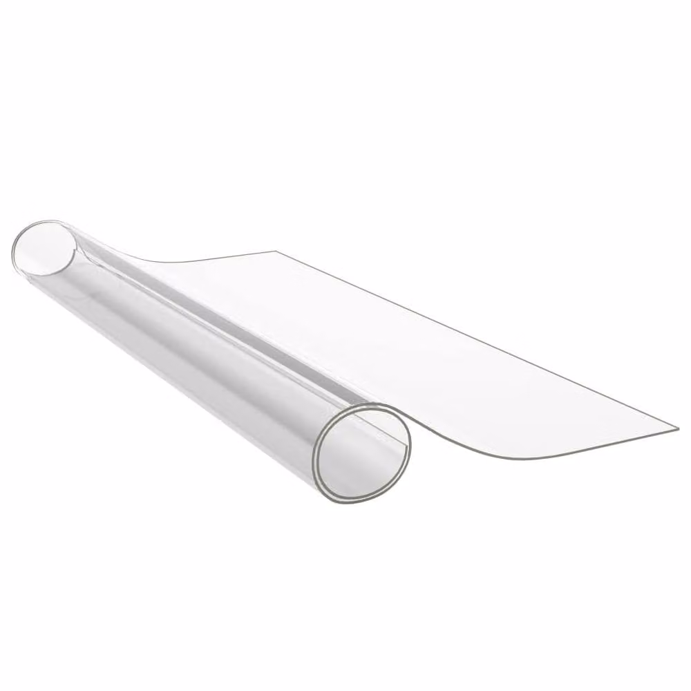 Berkfield Home Clear Matt PVC Table Protector, W: 160 cm, D: 90 cm, Thickness: 2 mm – 2