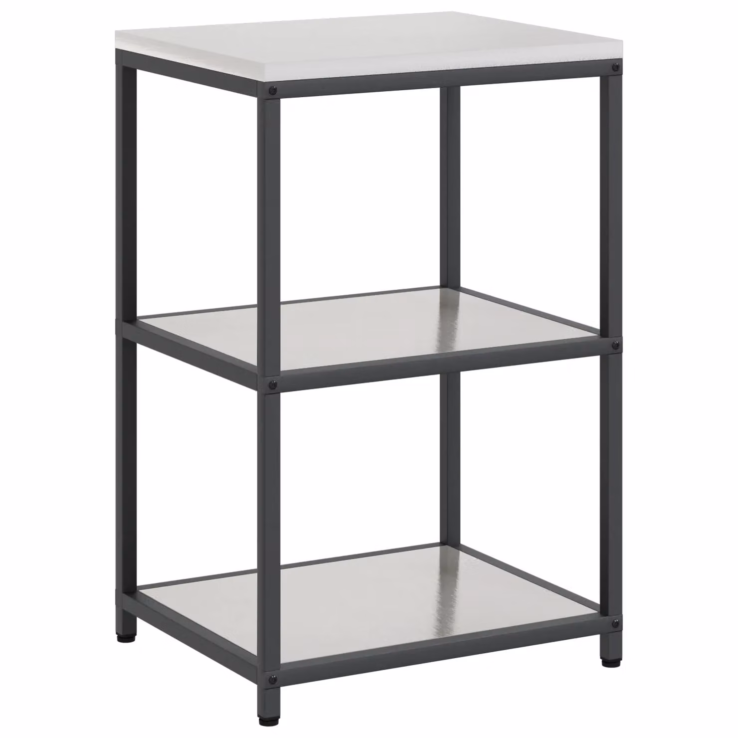 Berkfield Home Kitchen Storage Shelf in Silver Stainless Steel – 2