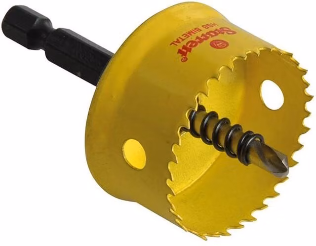 Starrett CSC35 Bimetal Smooth Cutting Hole Saw, 35 mm, Yellow