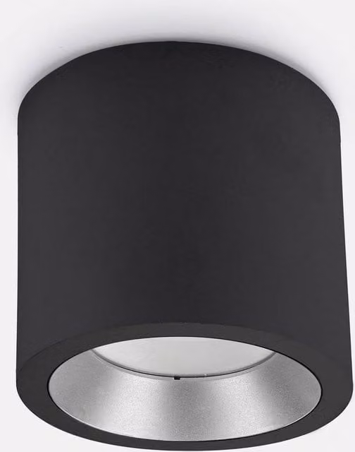 Netlighting Cosmos Black Outdoor LED Ceiling Light, IP65, Diameter: 16.8 cm