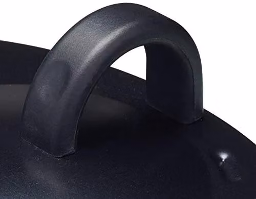 KitchenCraft Universal Splatter Guard Frying Pan Lid with Handle, Black, Diameter: 31 cm – 9