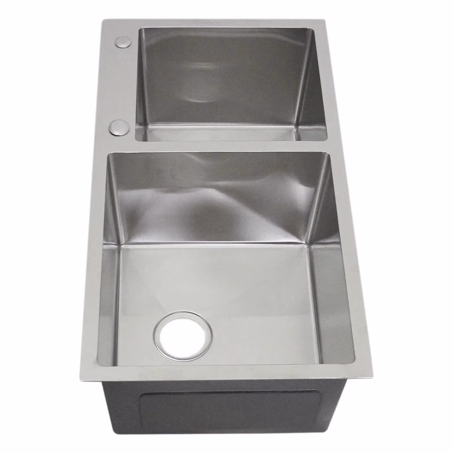 KuKoo Double Stainless Steel Sink in Silver – 4