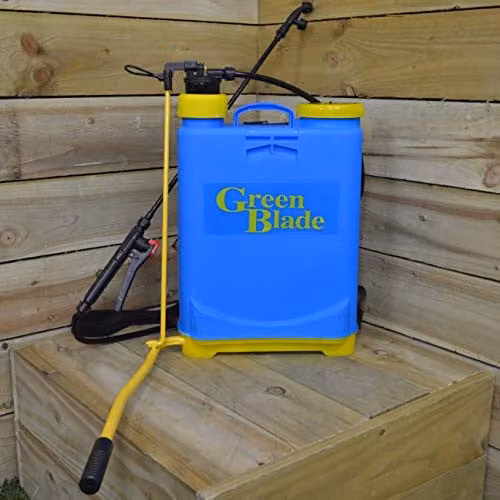Green Blade 20 Litre Manual Backpack Knapsack Pressure Sprayer in Blue