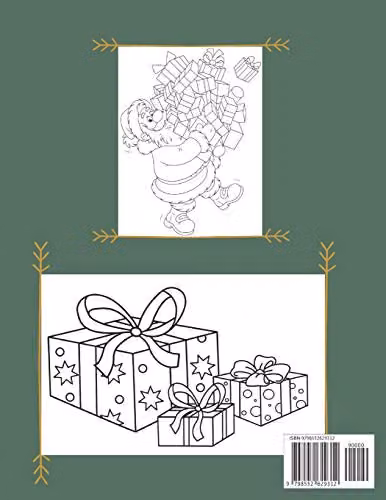 My Best Christmas Colouring Book for Toddlers and Kids Ages 2-10, Multicolour Paper Colouring Pages – 2