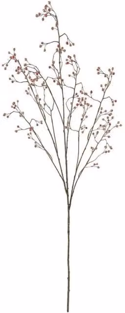KDMD Berry Branch Russet Christmas Decoration, Red, Height: 133 cm