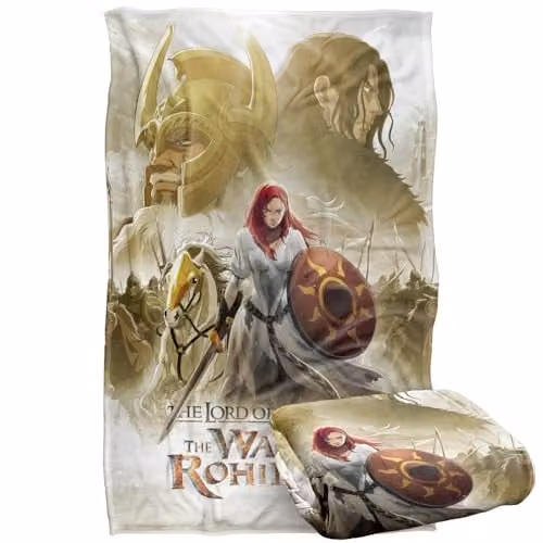LOGOVISION Lord Of The Rings: War Of The Rohirrim Poster Multicolour Fleece Blanket – 1