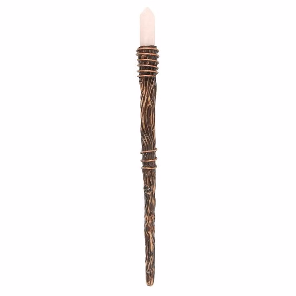 Uniqueful Rose Quartz Crystal Wand in Pink – 2