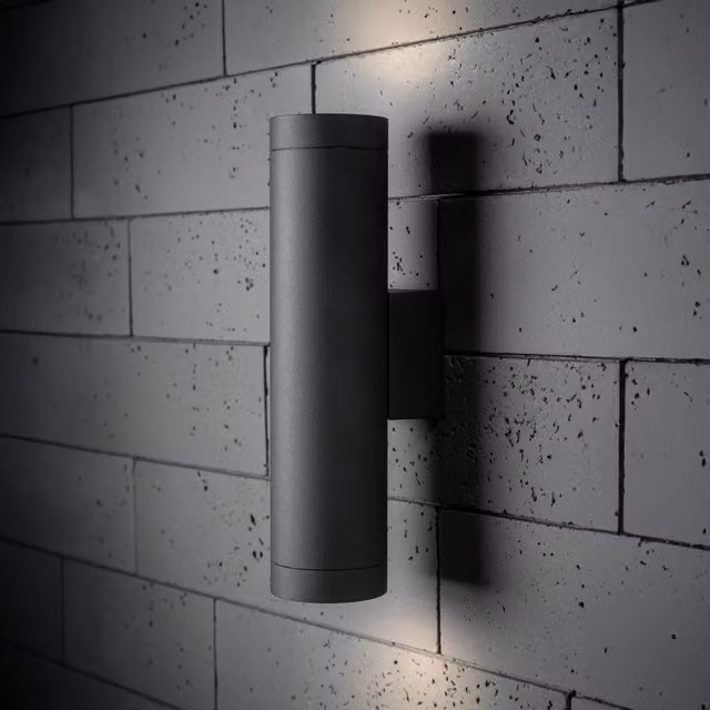 CGC Lighting Lucas Extra Long Double Up Down Outdoor Wall Light in Grey