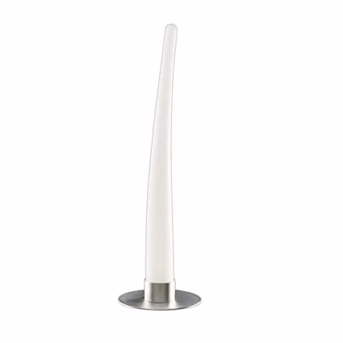 Netlighting Estalacta Table Lamp in Silver and Opal White