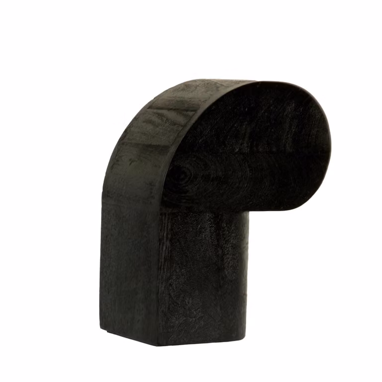 Dome Deco ALBAN Black Abstract Wood Tabletop Centrepiece