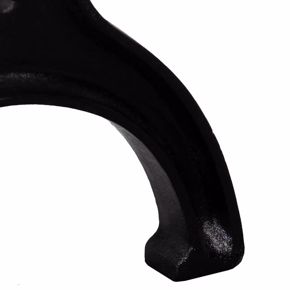 Berkfield Home X-Frame Cast Iron Bench Legs, 2 Pieces, Polished Black – 4