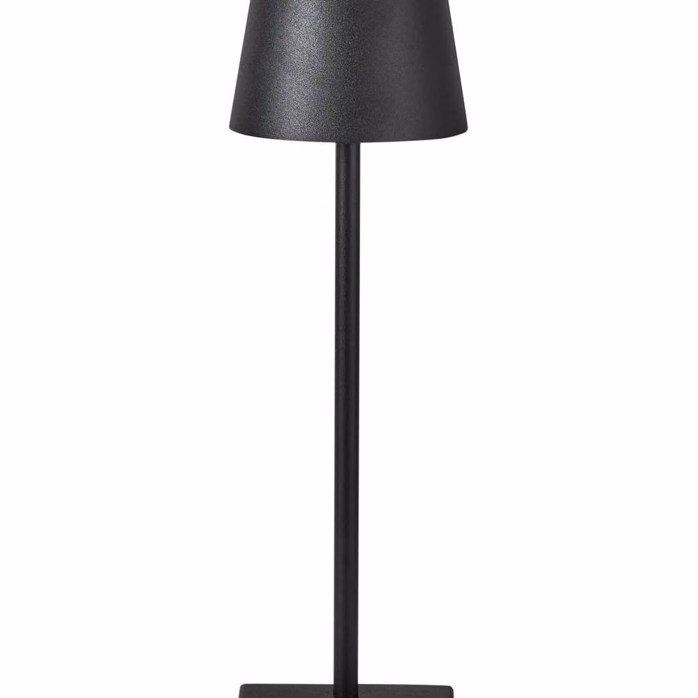 Wyld and Coco Black Aluminium Table Lamp with USB Charging and Dimmable Lighting – 2