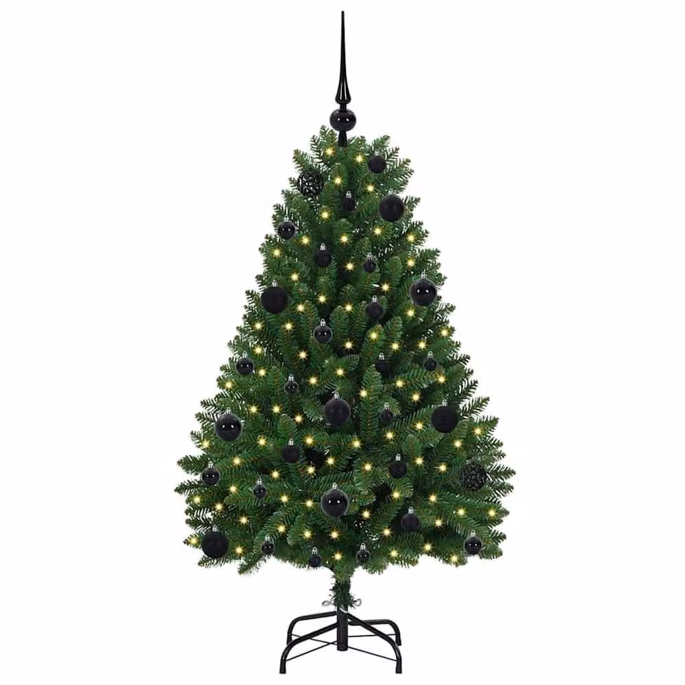 Berkfield Home Artificial Green Christmas Tree with Stand, Height: 120 cm – 3